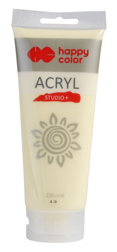 Farba akrylowa Studio 200 ml żółty neapolitański Happy Color