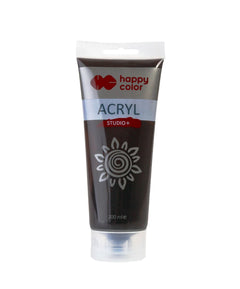 Farba akrylowa Studio 200 ml umbra palona Happy Color