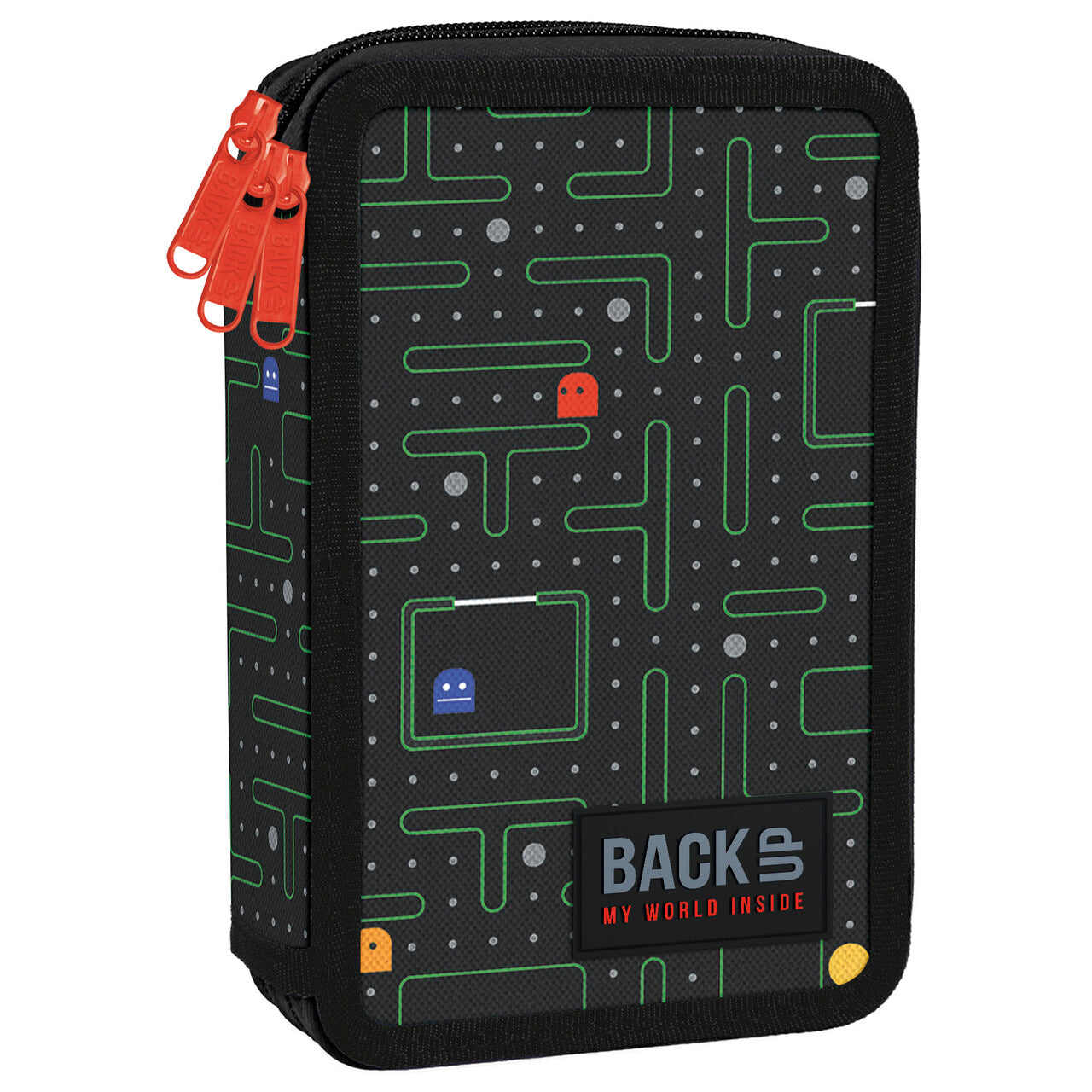 Piórnik 3-komorowy z wyposażeniem BACKUP 5 model EW102 labirynt