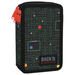 Piórnik 3-komorowy z wyposażeniem BACKUP 5 model EW102 labirynt