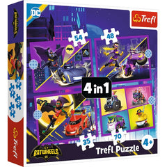 Puzzle 4w1 Poznaj Batwheels 34658