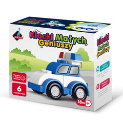 Klocki małych geniuszy Autko 6 elementów