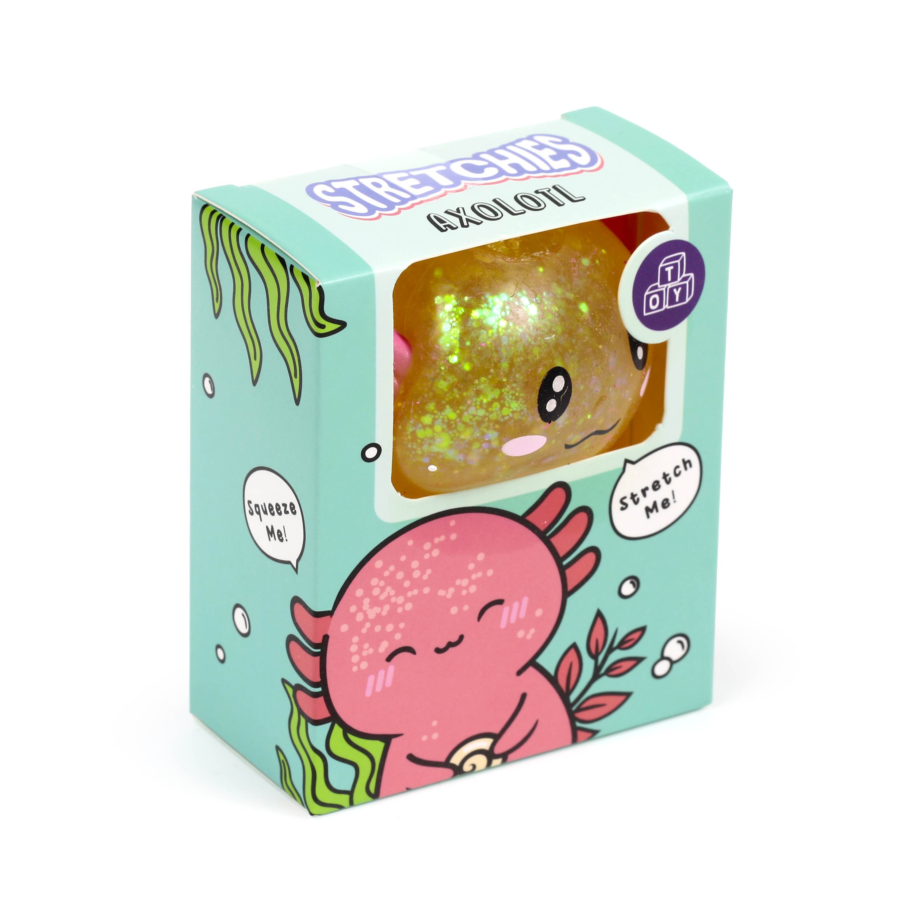 Gniotek Axolotl błyszczący 1 szt.mix TY963