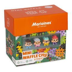 Klocki konstrukcyjne Waffle mini City Ulica 280 elementów
