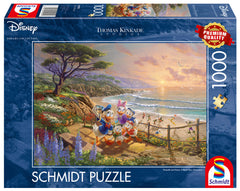 Puzzle 1000 PQ T. Kinkade Kaczor Donald & Daisy 111120