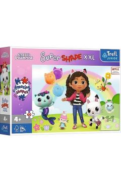 Puzzle 60 XXL Super Shape XXL Weseli Przyjaciele Gabi 50039