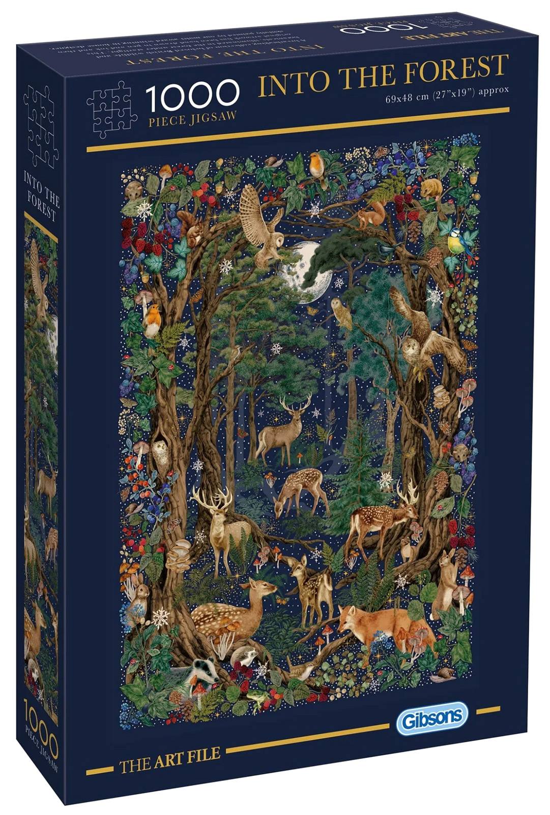Puzzle 1000 W głąb lasu 112569