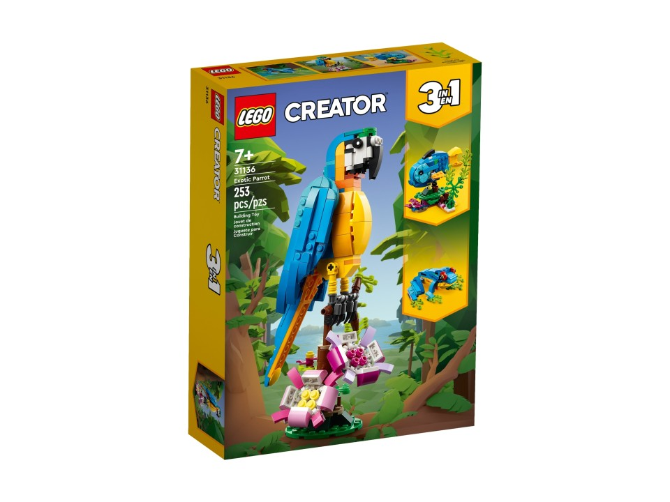 LEGO Creator 3w1 Egzotyczna Papuga 31136