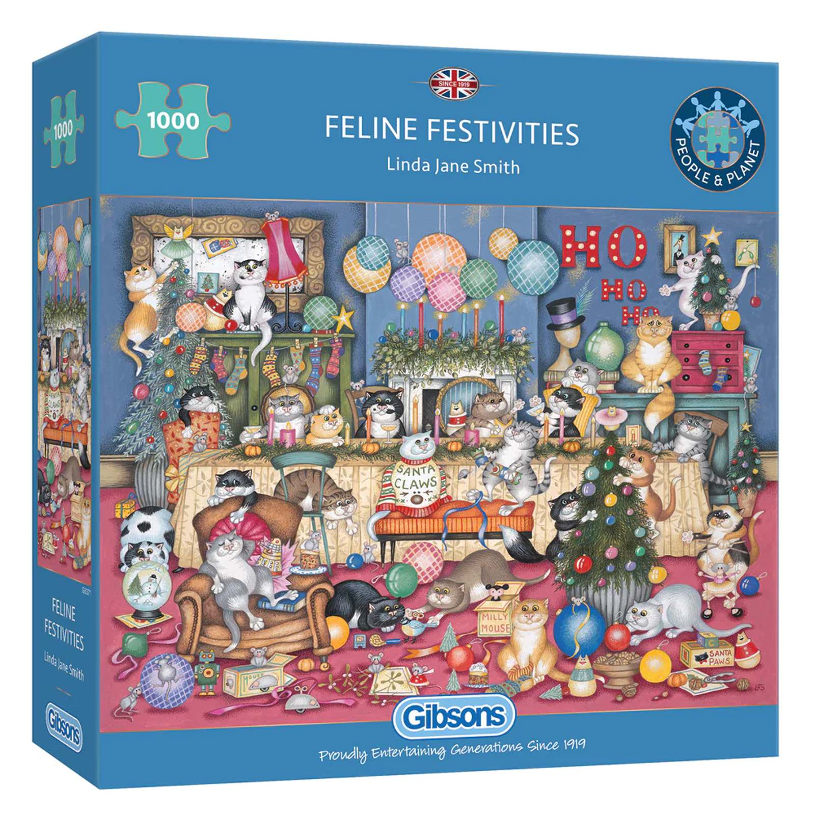 Puzzle 1000 Kocie Boże Narodzenie 112384