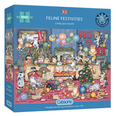 Puzzle 1000 Kocie Boże Narodzenie 112384