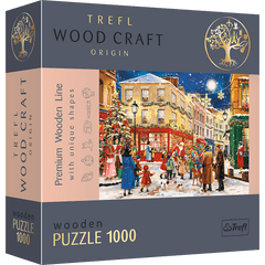 Puzzle 1000 drewniane Świąteczna aleja 20151