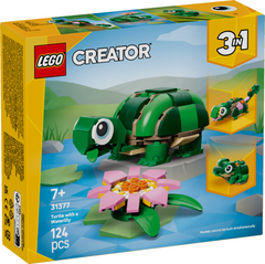 LEGO Creator 3w1 Żółw i kwiat lilii wodnej 31377