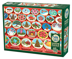 Puzzle 1000 Ciasteczka w kształcie śnieżnej kuli 112696