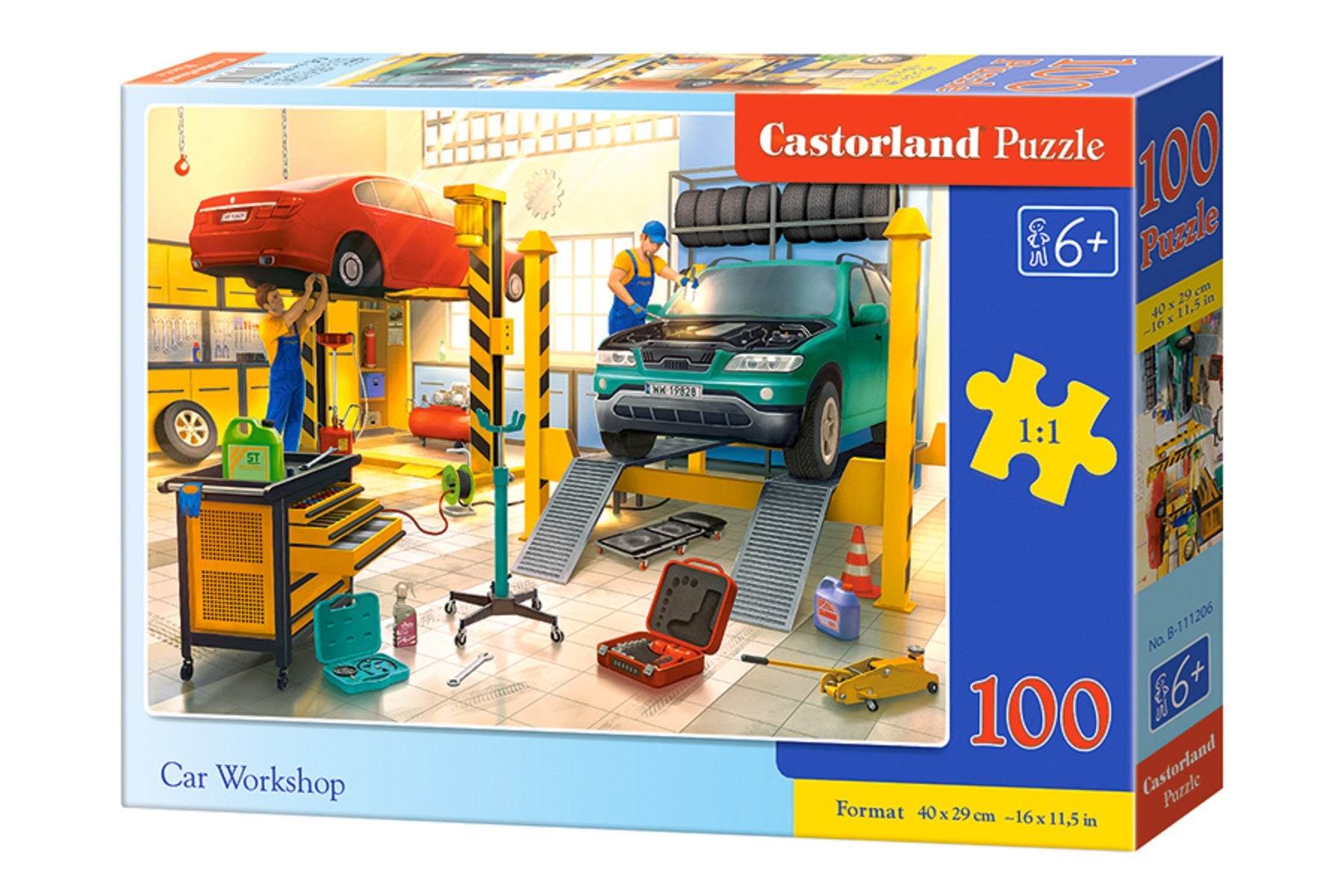 Puzzle 100 Warsztat samochodowy B-111206