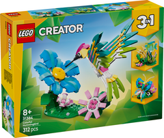 LEGO Creator 3w1 Dzikie Zwierzęta Kolorowy Koliber 31384