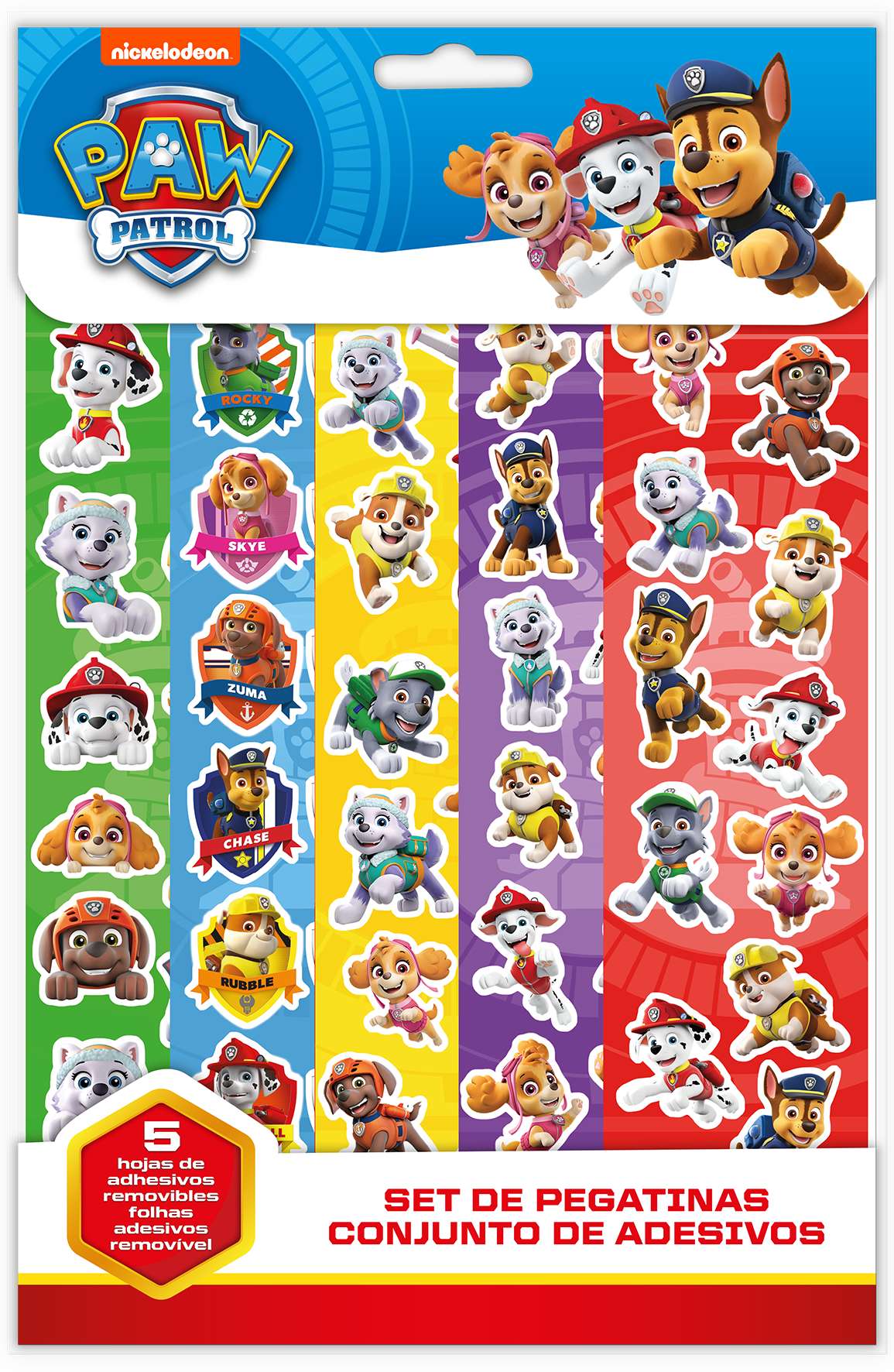 Naklejki Paw Patrol 58 sztuk PW19757