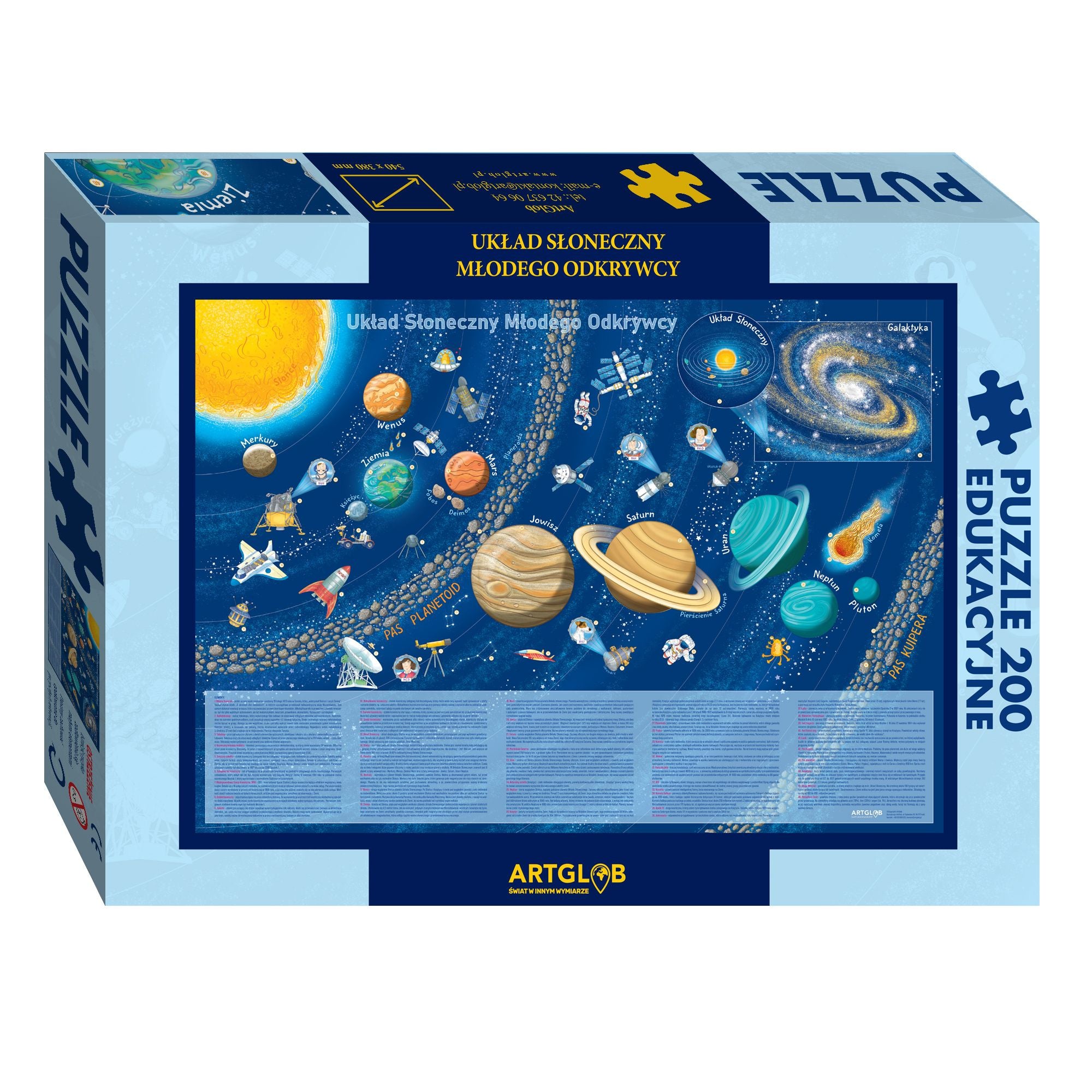 Puzzle 200 Układ Słoneczny