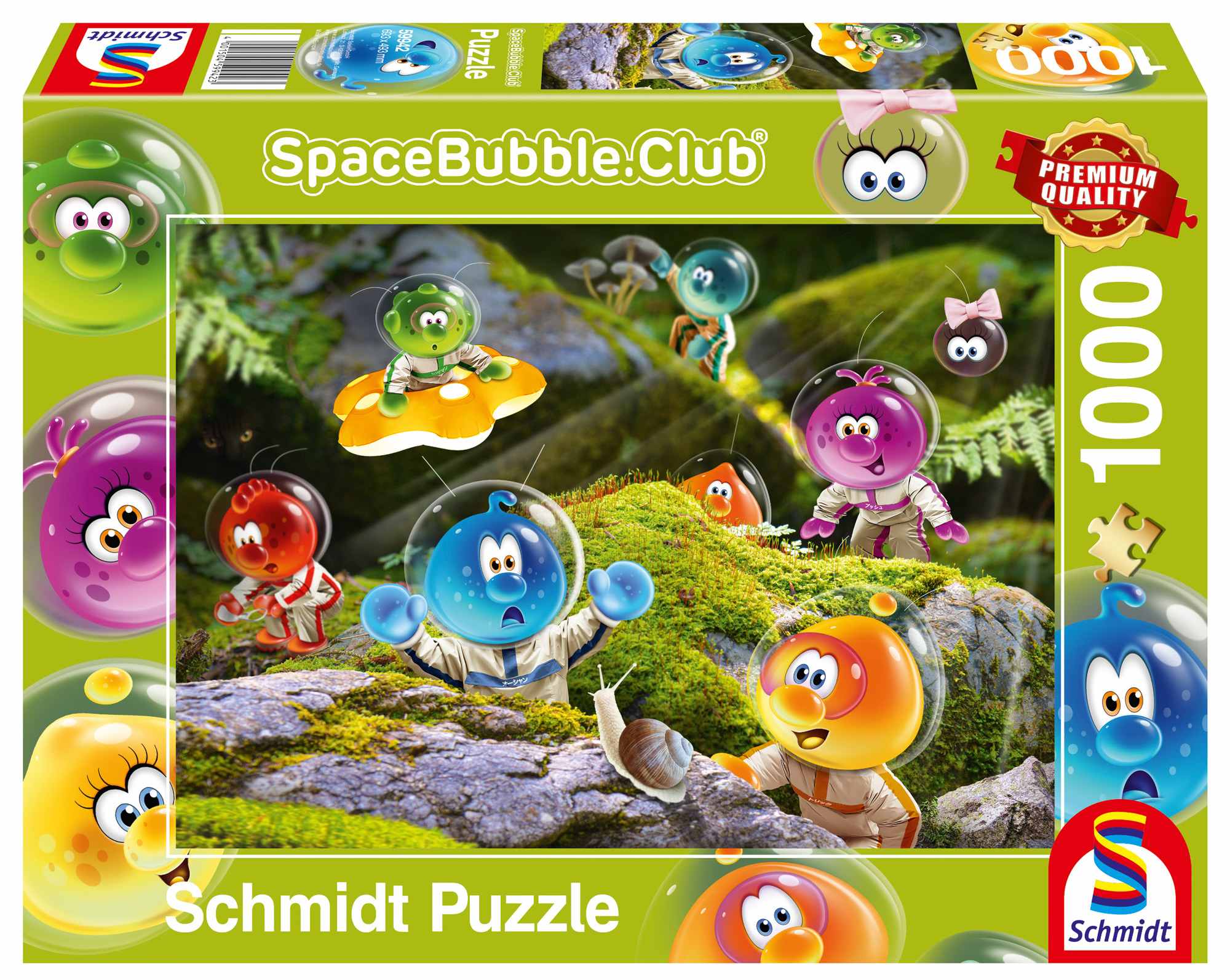 Puzzle 1000 PQ Lądowanie w lesie Spacebubble 111102