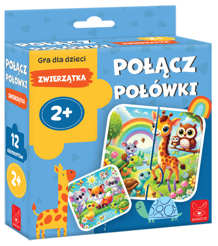 Gra Połącz Połówki Zwierzątka