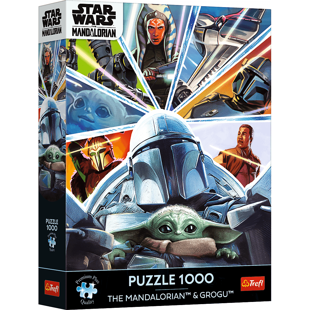 Puzzle 1000 Trefl Premium Plus The Mandalorian Razem na szlaku 12146
