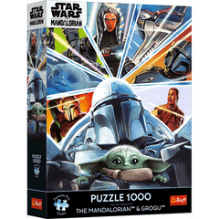 Puzzle 1000 Trefl Premium Plus The Mandalorian Razem na szlaku 12146