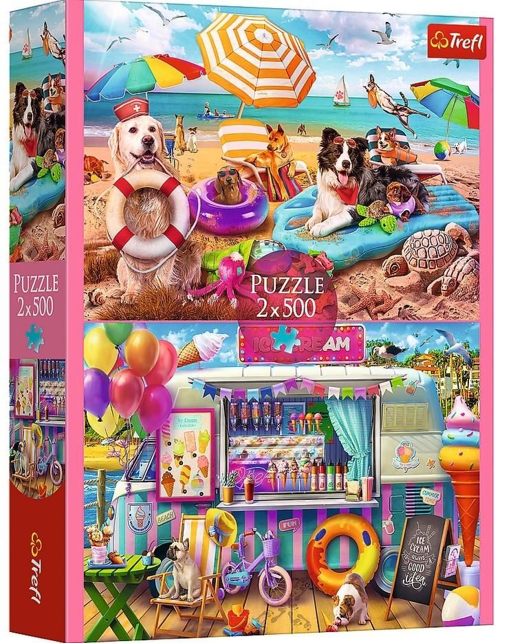 PUZZLE 2x500  Wakacyjny czas 37533