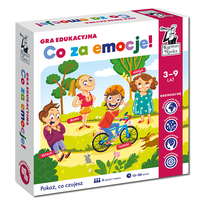 Gra edukacyjna Co za emocje! Kapitan Nauka