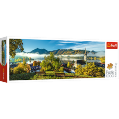 Puzzle 1000 panoramiczne Nad jeziorem Schliersee 29035