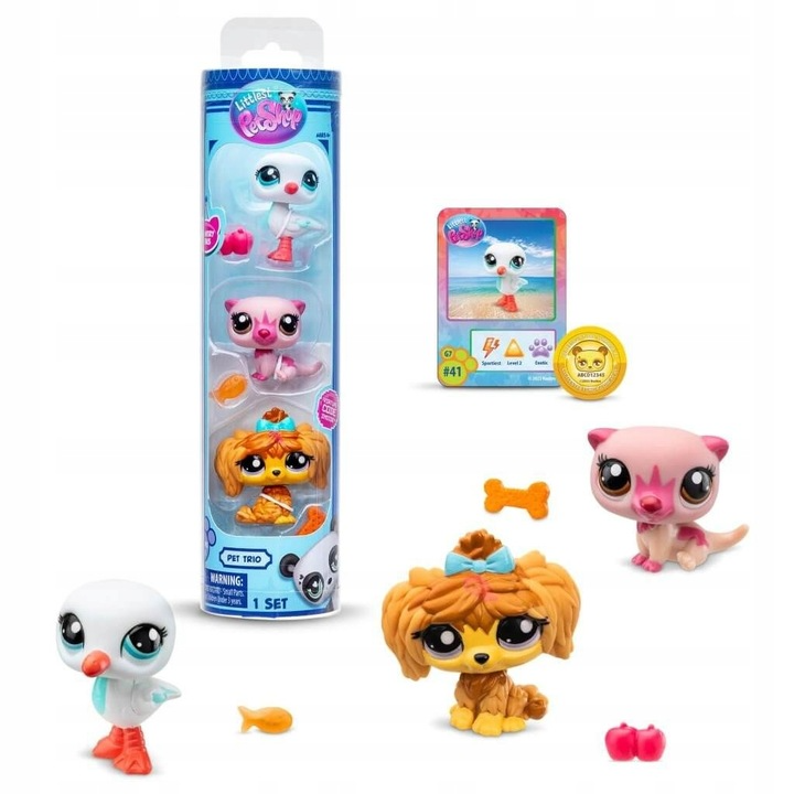 Littlest Pet Shop 3-pak Zwierzątek Country Pets mix.