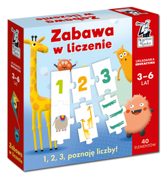 Układanka edukacyjna Zabawa w liczenie Kapitan Nauka