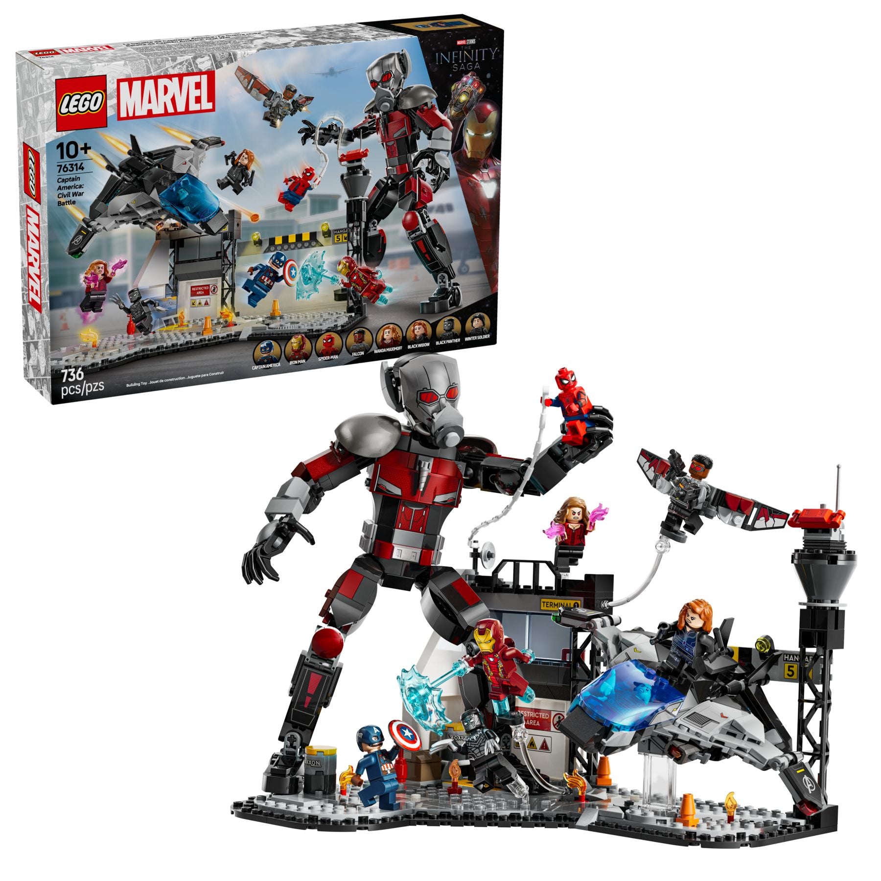 LEGO Super Heroes Captain America Wojna bohaterów  bitwa 76314