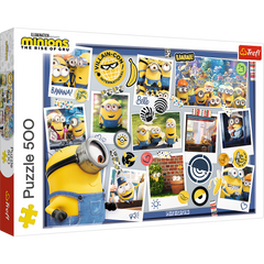 Puzzle 500 Zwariowana kolekcja zdjęć Minionki 37390