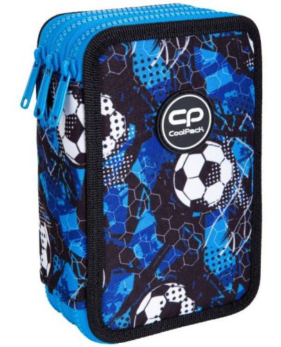 Piórnik 3-komorowy z wyposażeniem Coolpack Jumper 3 SOCCER