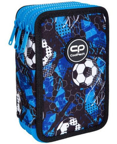 Piórnik 3-komorowy z wyposażeniem Coolpack Jumper 3 SOCCER