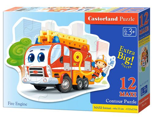 Puzzle 12 maxi Straż pożarna