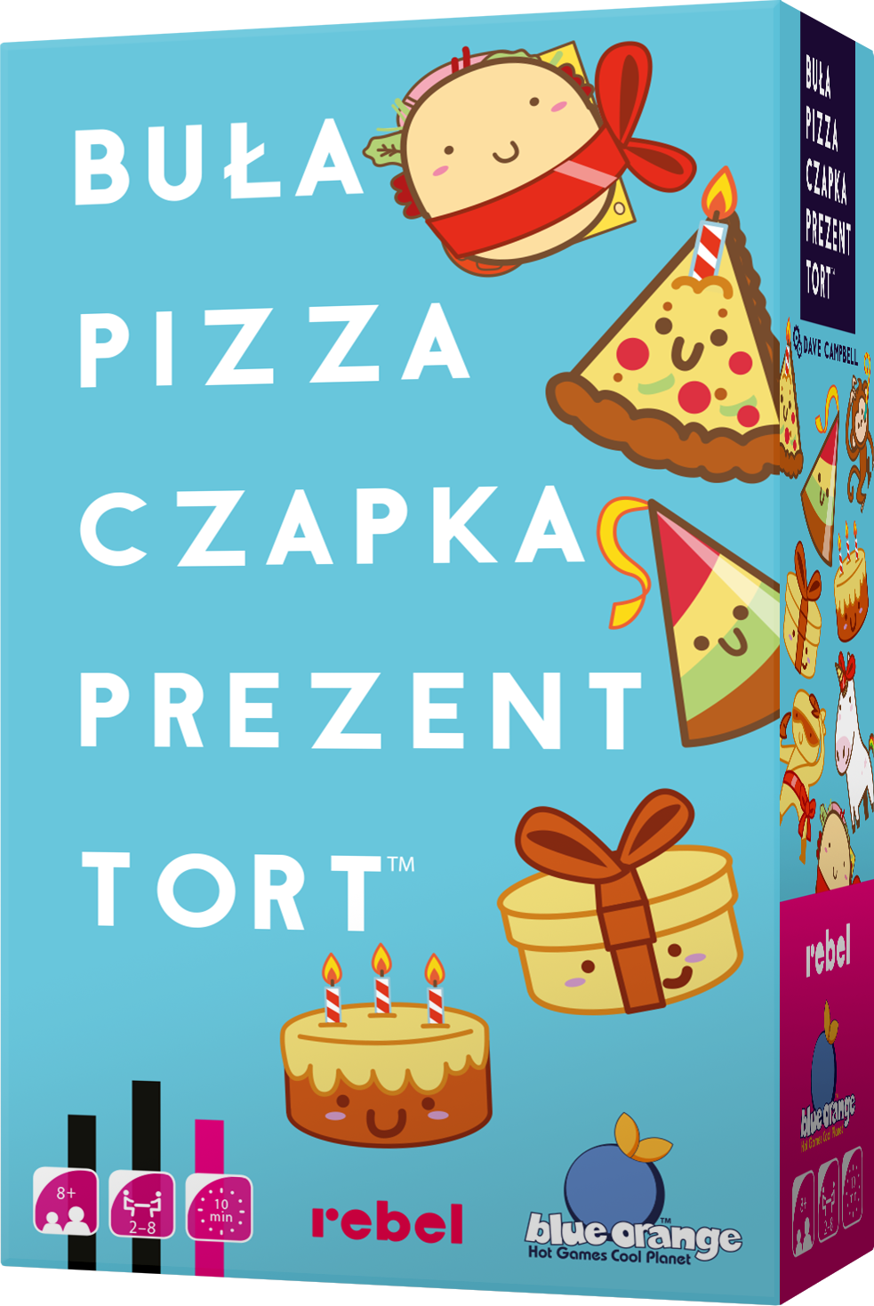 Gra Buła, Pizza, Czapka, Prezent, Tort