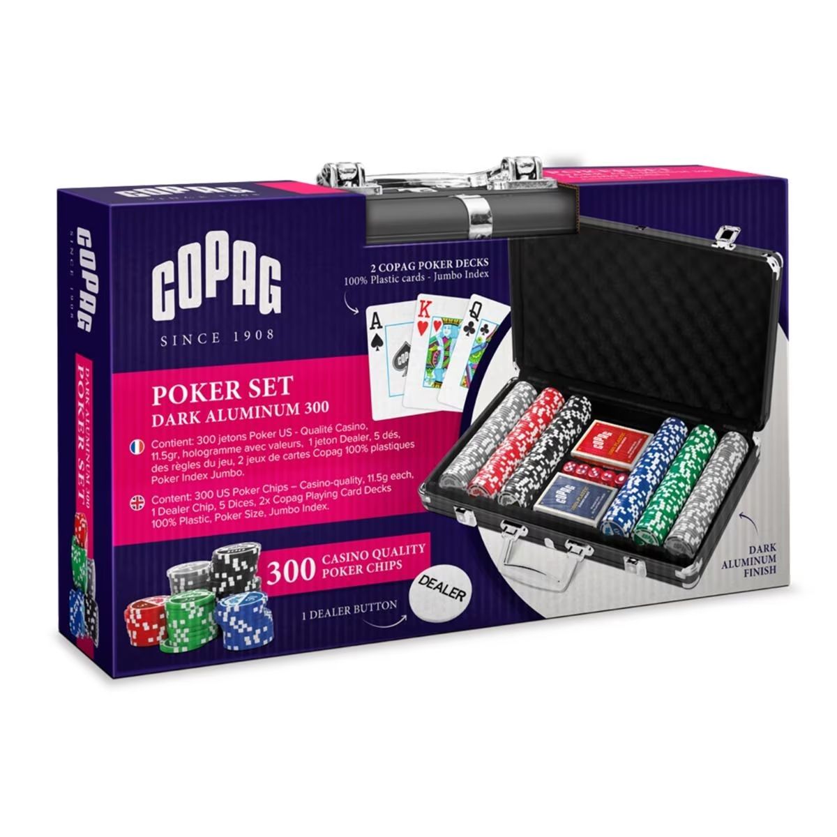 Zestaw do pokera Copag set 300 żetonów