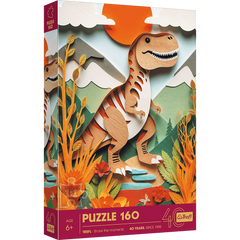 Puzzle 3D 160 40-lecie Trefl Dinozaur 40048