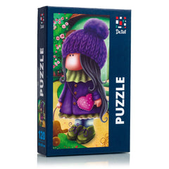 Puzzle 120 Urocza Laleczka ze słonikiem DT100-04