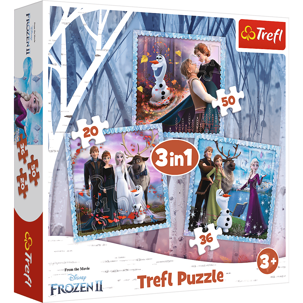 Puzzle 3w1(20,36,50) Magiczna opowieść  Frozen 2 34853