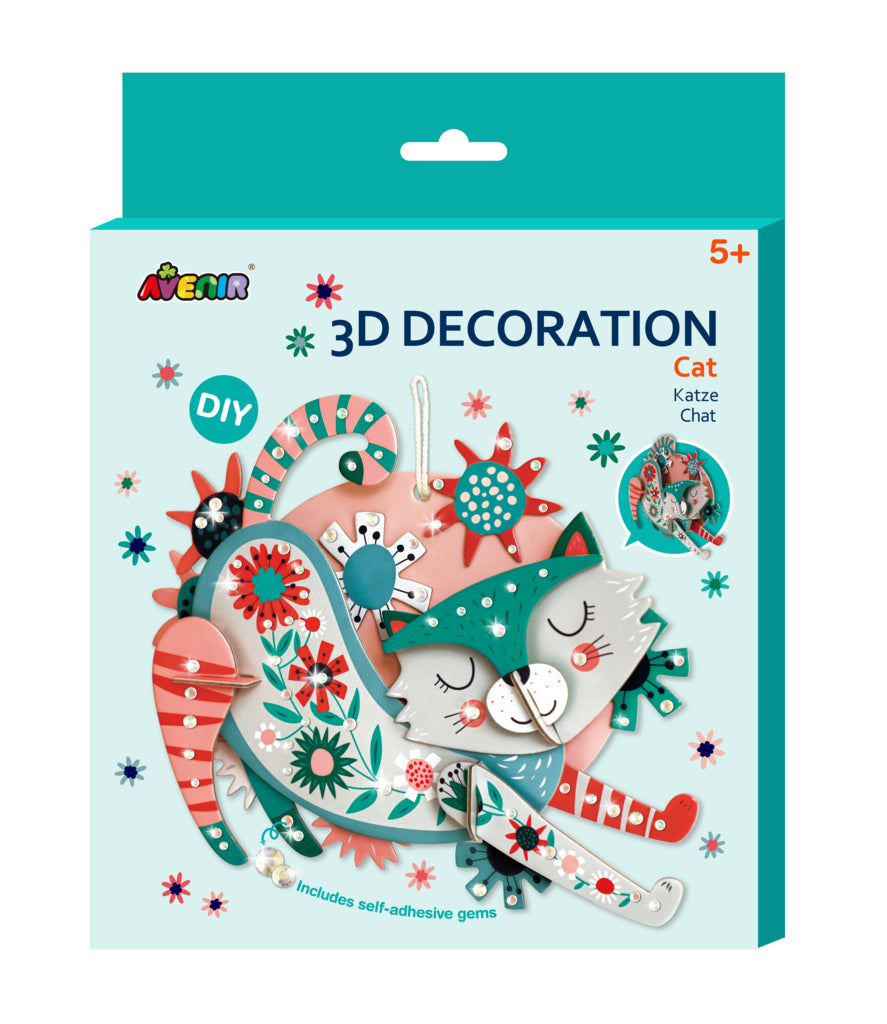 Dekoracja 3D Kot