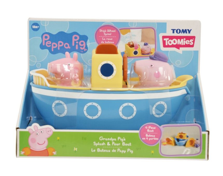 Świnka Peppa zabawa na łodzi E73414
