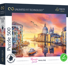 Puzzle 500 UFT Romantic Sunset: Venice Italy 37457