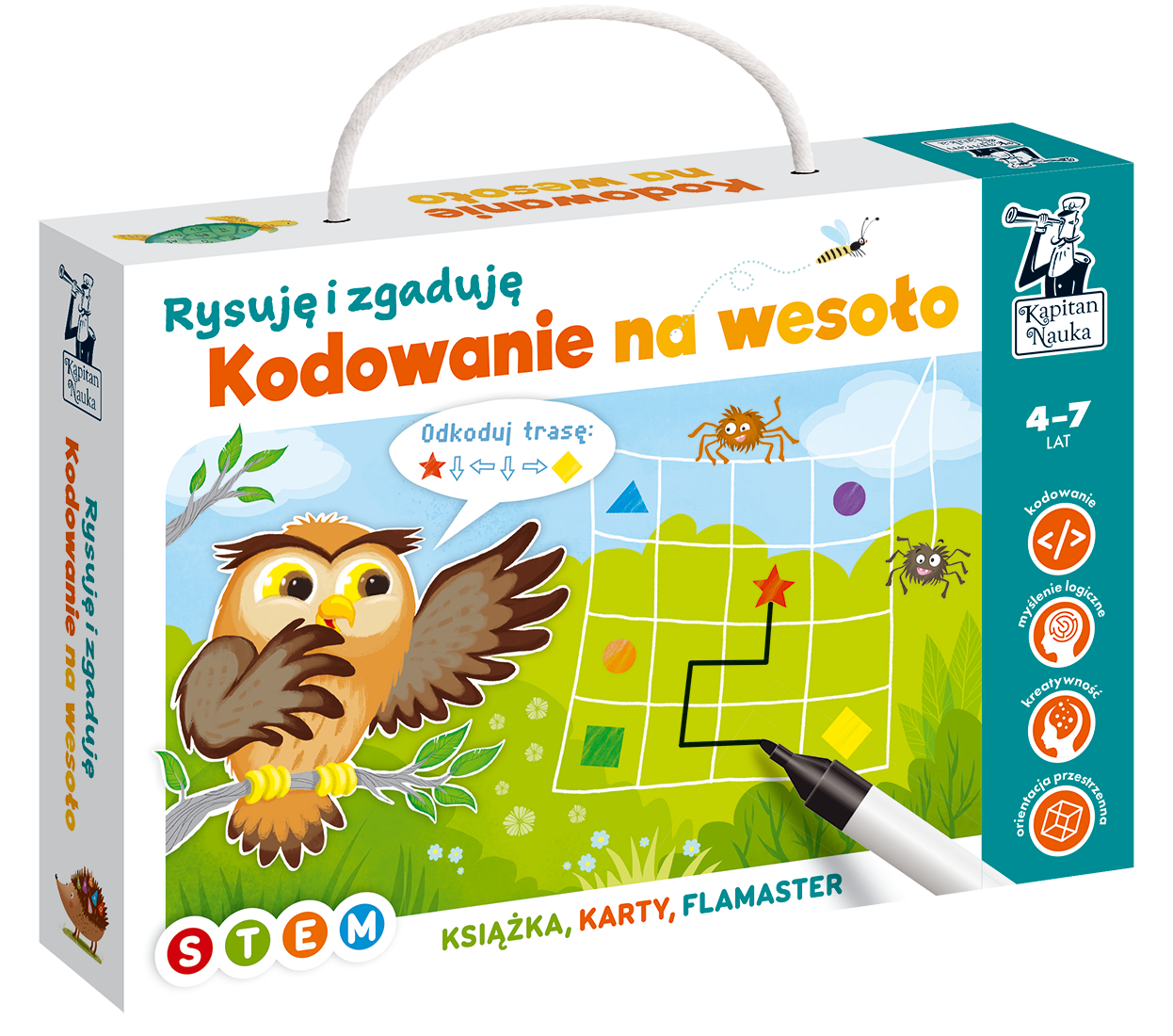 Kodowanie na wesoło rysuję i zgaduję Kapitan Nauka