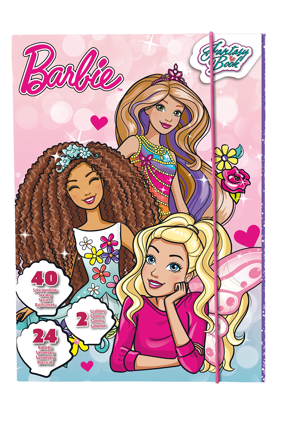 Szkicownik Barbie księżniczki 2 szablony
