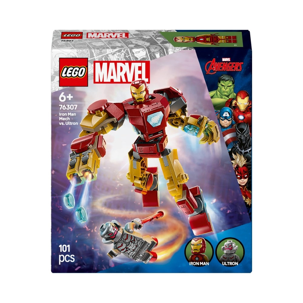 LEGO Super Heroes Mech Iron Mana kontra Ultron  76307
