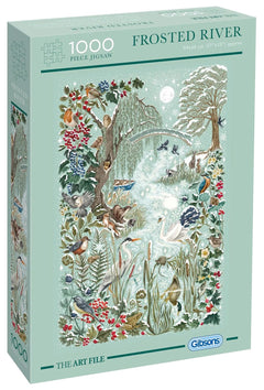 Puzzle 1000 Zamarznięta rzeka 112571