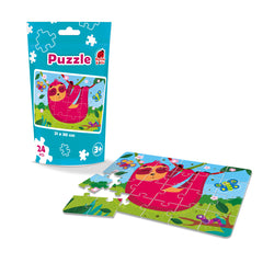Puzzle 24 saszetka Leniwiec RK1130-04