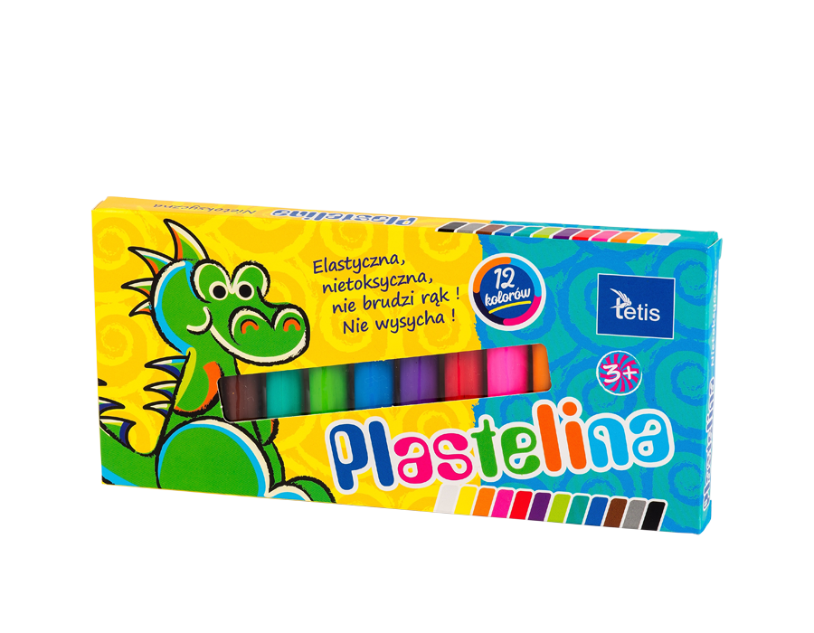 Plastelina 12 kolorów 15g