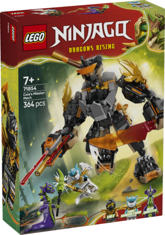 LEGO Ninjago Mech specjalny Cole'a i Zane w smoczej zbroi 71854